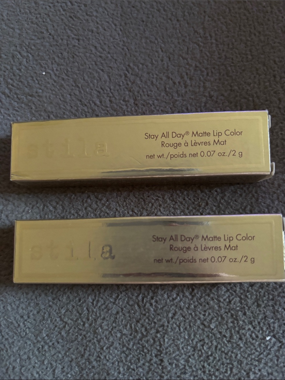 Stila Stay All Day Matte Lip Color - Gold Packaging